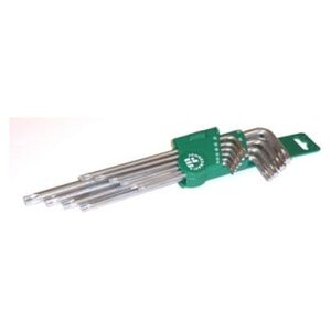 Jonnesway Zestaw kluczy trzpieniowych torx typ L T9-T50 10szt. (H12S110S) 3173538 4719152162035