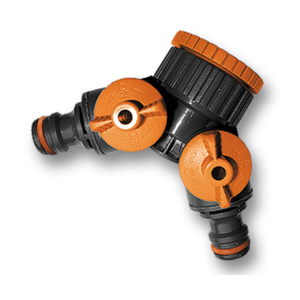 Bradas Trójnik z dwoma zaworami GW 1" x 3/4" bez etykiety (ECO-PWB2222L) 3180601 5904182440522