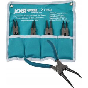 JOBIextra Komplet szczypiec Seegera 150mm 4szt. w etui (X7940) 3184105 5900774579502