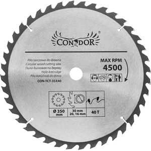 Condor CONDOR PIŁA TARCZOWA WIDIOWA 350 x 30 x 40-ZĘBÓW CON-TCT-35x40 - CON-TCT-35x40 3187056 5902143114222