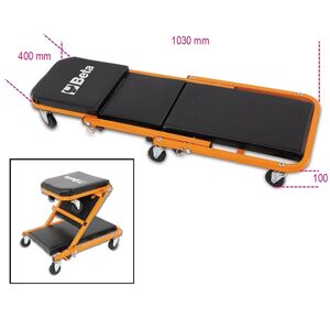 Beta Tools Leżanka warsztatowa tapicerowana składana / taboret (3002) 3180997 8014230688817