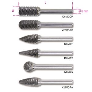 Beta Tools Pilnik obrotowy z węglika spiekanego 8mm (426MD/F8) 3185573 8014230564821