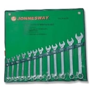 Jonnesway Zestaw kluczy płasko-oczkowych 8-22mm 12szt. (W26112S) 3180509 4719152126129