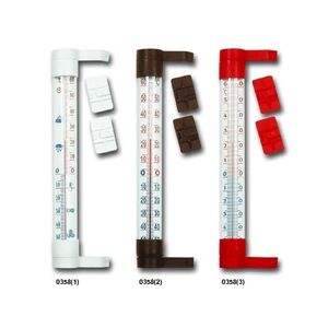 Terdens Termometr zaokienny 24cm biały (0358) 3184967 5901733000358