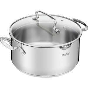 Tefal Garnek Duetto+ 24cm srebrny