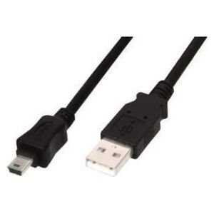 Kabel USB Digitus USB-A - micro-B 1.8 m Czarny (AK-300130-018-S)