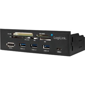 LogiLink Panel przedni USB 3.0 + USB-C + eSATA + czytnik kart (UA0341)