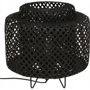 Lampa stołowa Atmosphera Lampa stołowa boho LIBY, bambusowa plecionka, Ø 25 cm