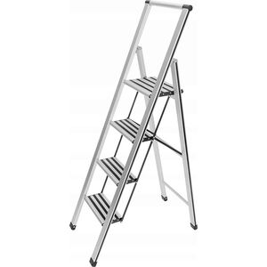 Wenko Aluminiowa drabina, 4-stopniowa, WENKO
