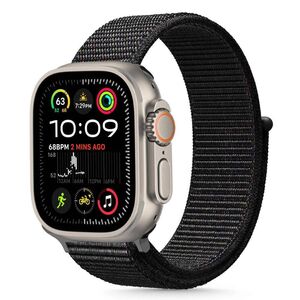 Strap for APPLE WATCH 6 / 7 / 8 / 9 / 10 / SE / ULTRA 1 / 2 (44 / 45 / 46 / 49 MM) Tech-Protect Nylon black 5906302370764