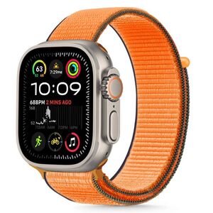 Strap for APPLE WATCH 6 / 7 / 8 / 9 / 10 / SE / ULTRA 1 / 2 (44 / 45 / 46 / 49 MM) Tech-Protect Nylon Kumquat 5906302370795