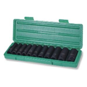 Jonnesway Zestaw nasadek udarowych 6-kątnych 1/2" 10-24mm długich 11szt. (S03AD4111S) 3214900 4719152142112