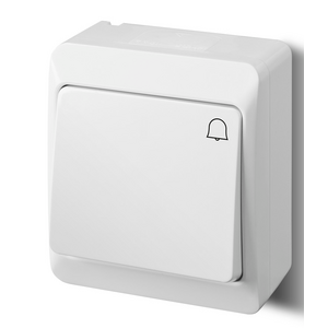 Elektro-Plast Łącznik natynkowy ŁNT Hermes dzwonek biały (0337-02) 3221291 5901130484027