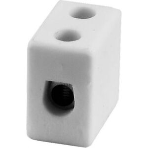 Simet Złączka gwintowa porcelanowa 10mm 1 tor biała (80721516) 3312555 5907813217494