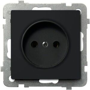 Ospel Gniazdo sonata pojedyncze czarny metalik (GP-1R/m/33) 3313636 5907577446239