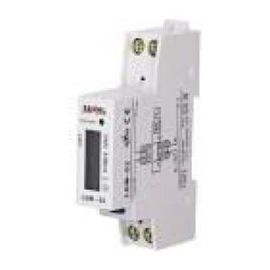 Zamel Licznik energii elektrycznej 1-fazowy 50A 230V wyświetlacz LCD LEM-02 (EXT10000033) 3321077 5903669018384