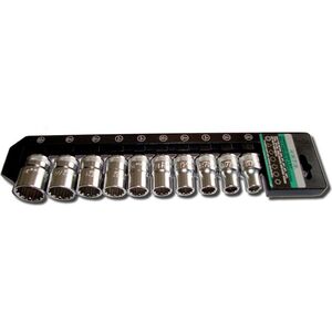 Honiton Zestaw nasadek 12-kątnych 1/2" 10-24mm 10szt. (HA401) 3326978 5900774554011