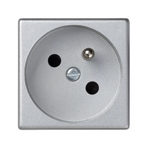 Kontakt-Simon Gniazdo K45 Connect pojedyncze z/u 16A IP20 anodyzowane aluminium (K02/8) 3327201 8421053123218
