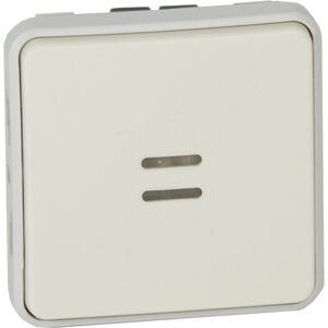 Legrand Przycisk pojedynczy Plexo55 z podświetleniem biały/ecru (069632) 3334109 3245060696320