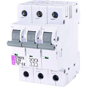 Eti-Polam Wyłącznik naprądowy 3P C 10A (002145514) 3338460 3838895262633