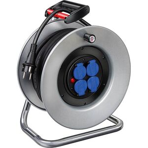 Brennenstuhl Przedłużacz bębnowy Garant S4 IP44 4 x 230V czarny 25m (1198524130) 3342169 4007123211029