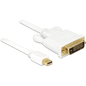 Kabel Delock DisplayPort Mini - DVI-D 2m biały (82918) 697974 4043619829187