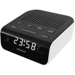 Radiobudzik Sencor SRC 136 WH Czarno-biały 701365 8590669156238