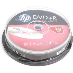 HP DVD-R DL 8.5 GB 8x 10 sztuk (NULL) 756069 4710212138694