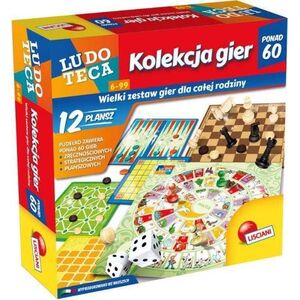 Lisciani LUDOTECA Zestaw kolekcja 60 gier 57023 LISCIANI