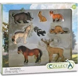 Figurka Collecta Zestaw leśne zwierzęta 8 el.