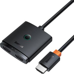 Adapter AV Baseus Adapter HDMI Baseus 2w1 z kablem 1m (czarny)