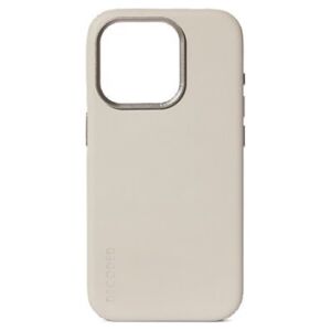 Decoded Decoded Leather Backcover for iPhone 15 Pro Clay