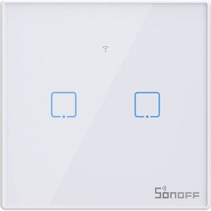 Sonoff Dotykowy włącznik światła WiFi + RF 433 Sonoff T2 EU TX (2-kanałowy) nowa wersja