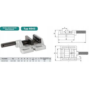 Bahco IMADLO 6543-150 WIERTARSKIE