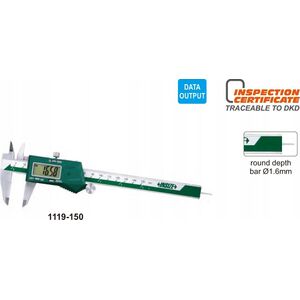 Insize SUWMIARKA  150 CYFR.   6 3V/RD1.6 ROLKA