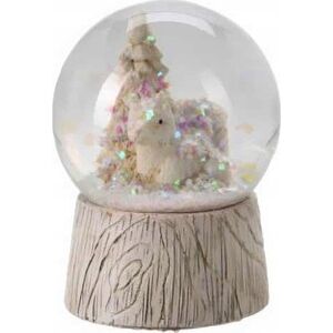 Dekoracja świąteczna Home Styling Collection Kula śnieżna ze zwierzątkiem, Ø 4,5 cm