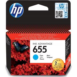 HP 655 Cyan Ink (CZ110AE) 483733 886112546014