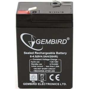 Μπαταρία Gel Gembird 6V/4,5Ah (BAT-6V4,5AH) 517613 8716309020657