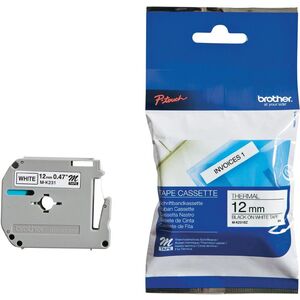 Brother Tapes MK231 12mm λευκό/μαύρο (MK231BZ) 705110 5712505055755