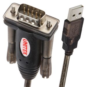 Unitek USB-A - RS-232 Καλώδιο USB 1,5 m Μαύρο (USBTS9P) 541374 4894160000002