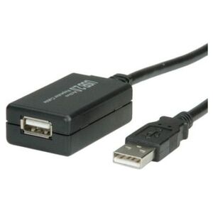 USB Value Καλώδιο USB-A - 12 m Μαύρο (12.99.1110) 739457 7611990195039