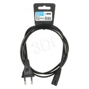 Καλώδιο τροφοδοσίας iBOX EURO 2 PIN AUDIO-RTV VDE POWER CABLE 3X0,75mm (IKZ3) 706196 5901443050889