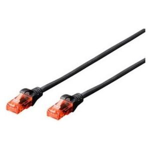 Digitus Patchcord U/UTP, Cat6, 1m, μαύρο (DK-1612-010/BL) 926980 4016032371885