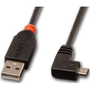 Lindy USB-A - καλώδιο microUSB 0,5 m Μαύρο (31975) 1000291 4002888319751