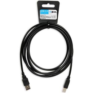 Καλώδιο εκτυπωτή iBOX USB 2.0, 3m (IKU2D30) 1054110 5901443052586