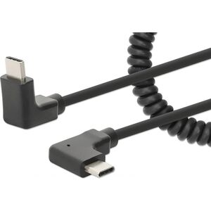 Kabel USB Manhattan USB-C - USB-C Czarny (356213)