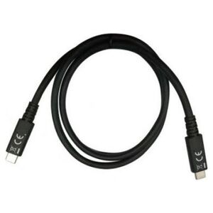 Kabel USB Techly USB-C - USB-C 0.8 m Czarny (ICOC MUSB40-CMCM08)