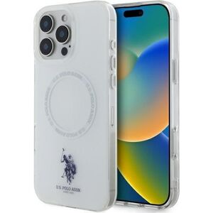U.S. Polo Assn US Polo USHMP16LHOCLDPW iPhone 16 Pro 6.3" biały/white IML Ring MagSafe