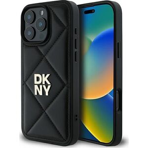 DKNY DKNY DKHCP16XPQDSLK iPhone 16 Pro Max 6.9" czarny/black Quilted Stack Logo