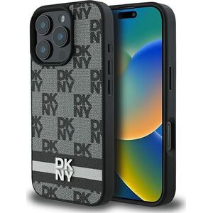 DKNY DKNY DKHCP16XPCPTSSK iPhone 16 Pro Max 6,9" czarny/black hardcase Checkered Pattern & Printed Stripes